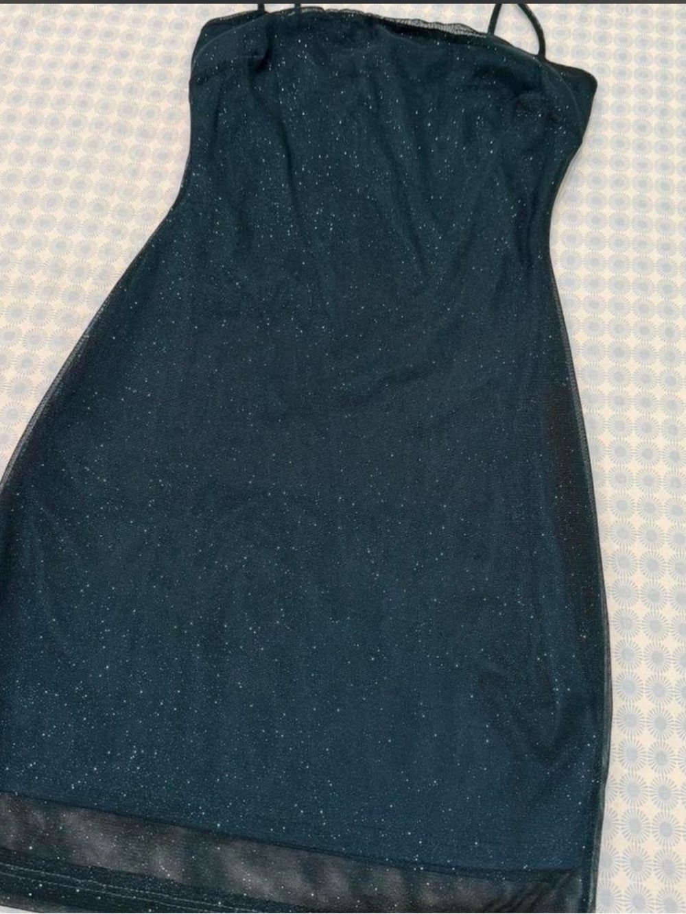 Windsor Green Sparkle bodycon Mini Dress